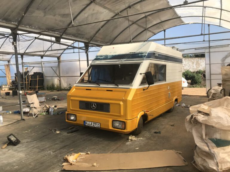 Ungewöhnlicher Mercedes Campervan