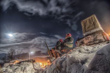 Nordkapp im Winter