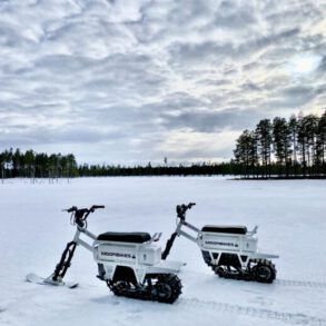 Schneescooter in Schweden
