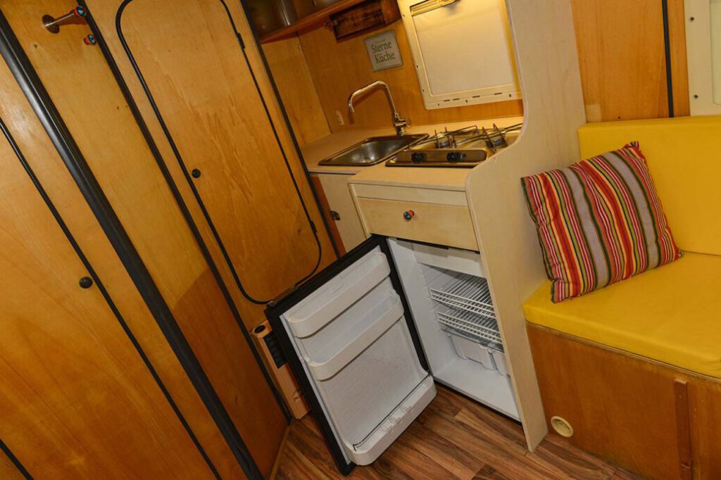 Kühlschrank im Wohnmobil