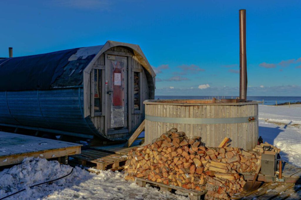 Sauna auf den Lofoten