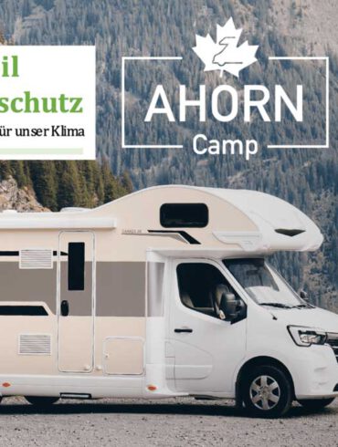 Aktionsbild Wohnmobil und Klimaschutz