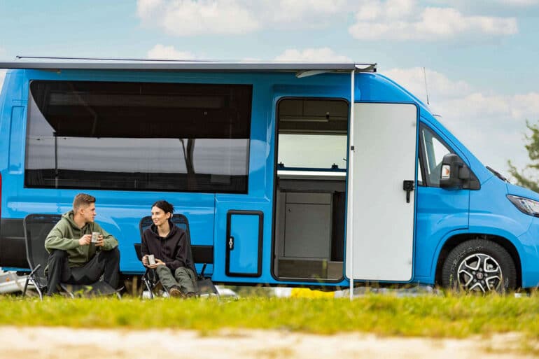 Vanlife mit Panorama mit dem TS BusCamp TIPI