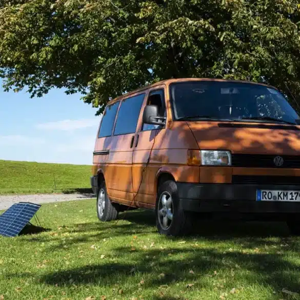Strom im Campervan Solaranlage