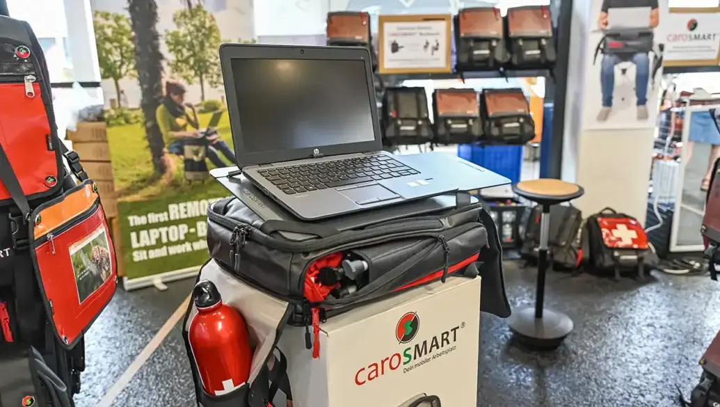 Carosmart-Rucksack – der mobile Arbeitsplatz