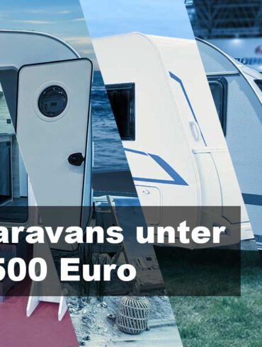 5 Caravans unter 15.500 Euro