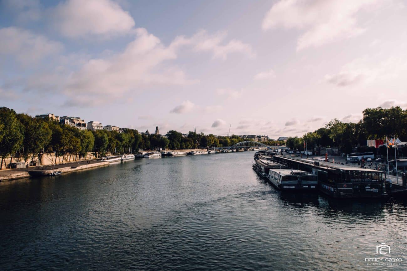 Paris blick auf die Seine