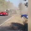 Unfall Ferrari Wohnmobil Sardinien
