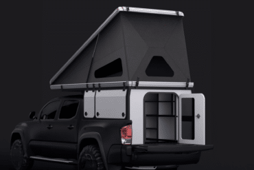 Weltpremiere von Start-Up - Wohnkabine für Pickup mit Modulen