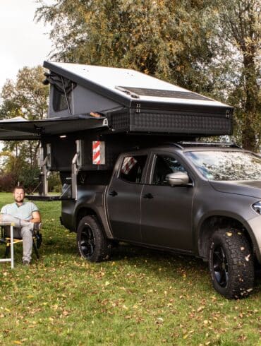 Mercedes X-Klasse mit Campingkabine - kompakter Allrad-Camper