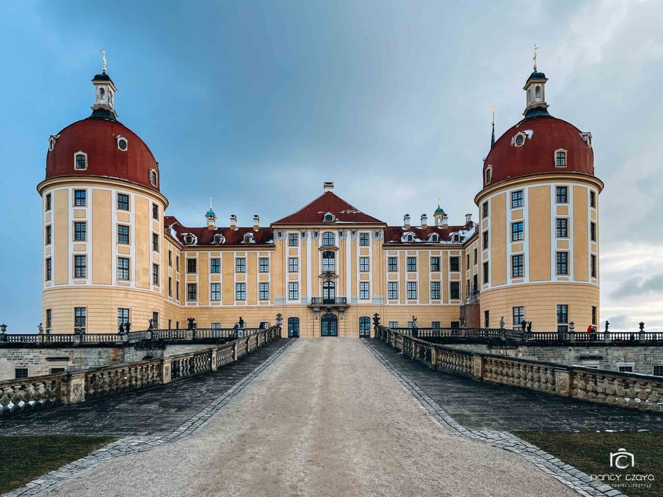 Schloss Moritzburg: Besichtigung auf einem Roadtrip im Winter