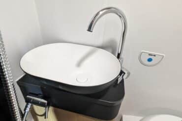 Wasserversorgung im Wohnwagen unterbrechen