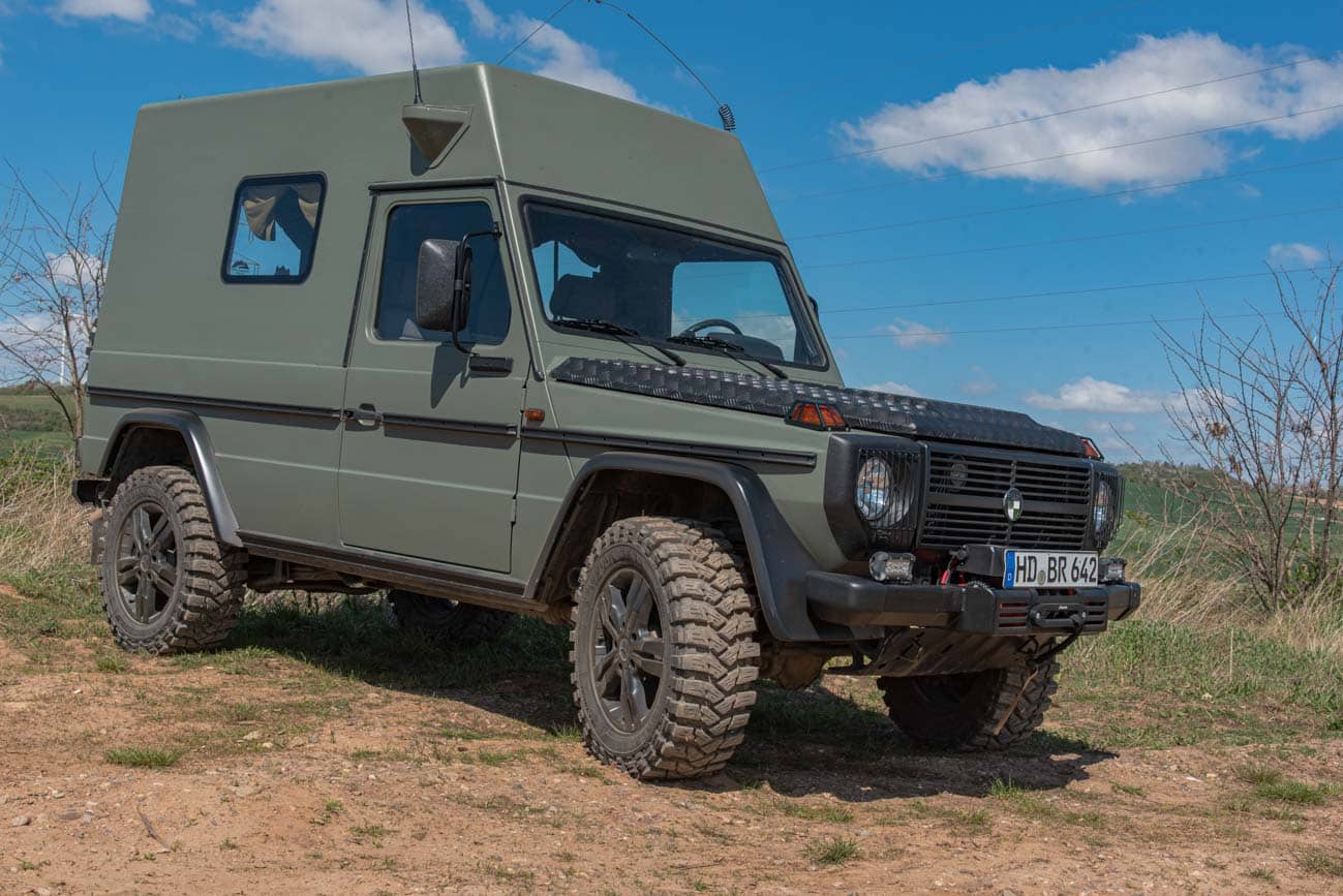 Alter Puch-G als Camper-Umbau - Geländeumbauten