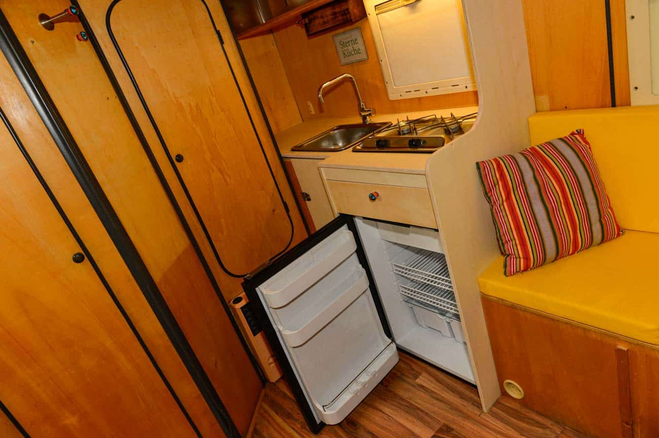 Kühlschrank im Wohnmobil austauschen - neue Küche