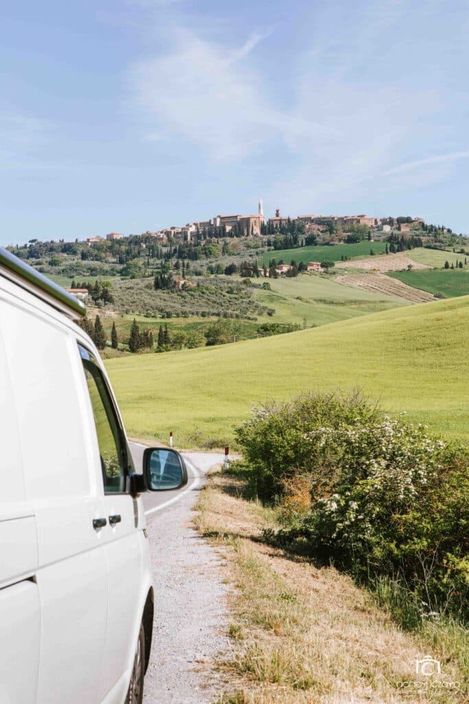 Ausblicke während eines Roadtrips: Toskana, Italien
