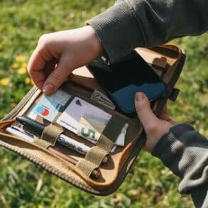 Perfekt für Vanlifer und Camper – Notizbuchtasche für unterwegs