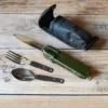 Test Aldi-Camping-Taschenmesser mit Gabel und Löffel
