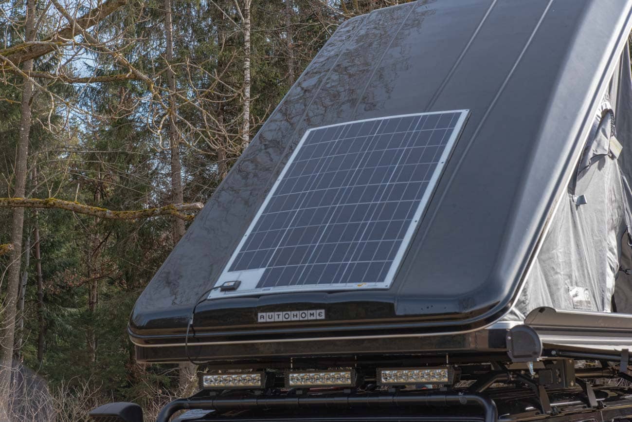 Kleiner Jimny für die große Reise – Solarpanel