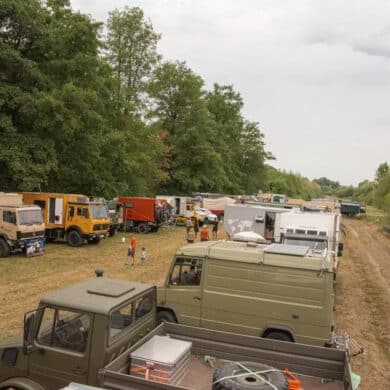Weltenbummlertreffen 2024 am Unimog Museum