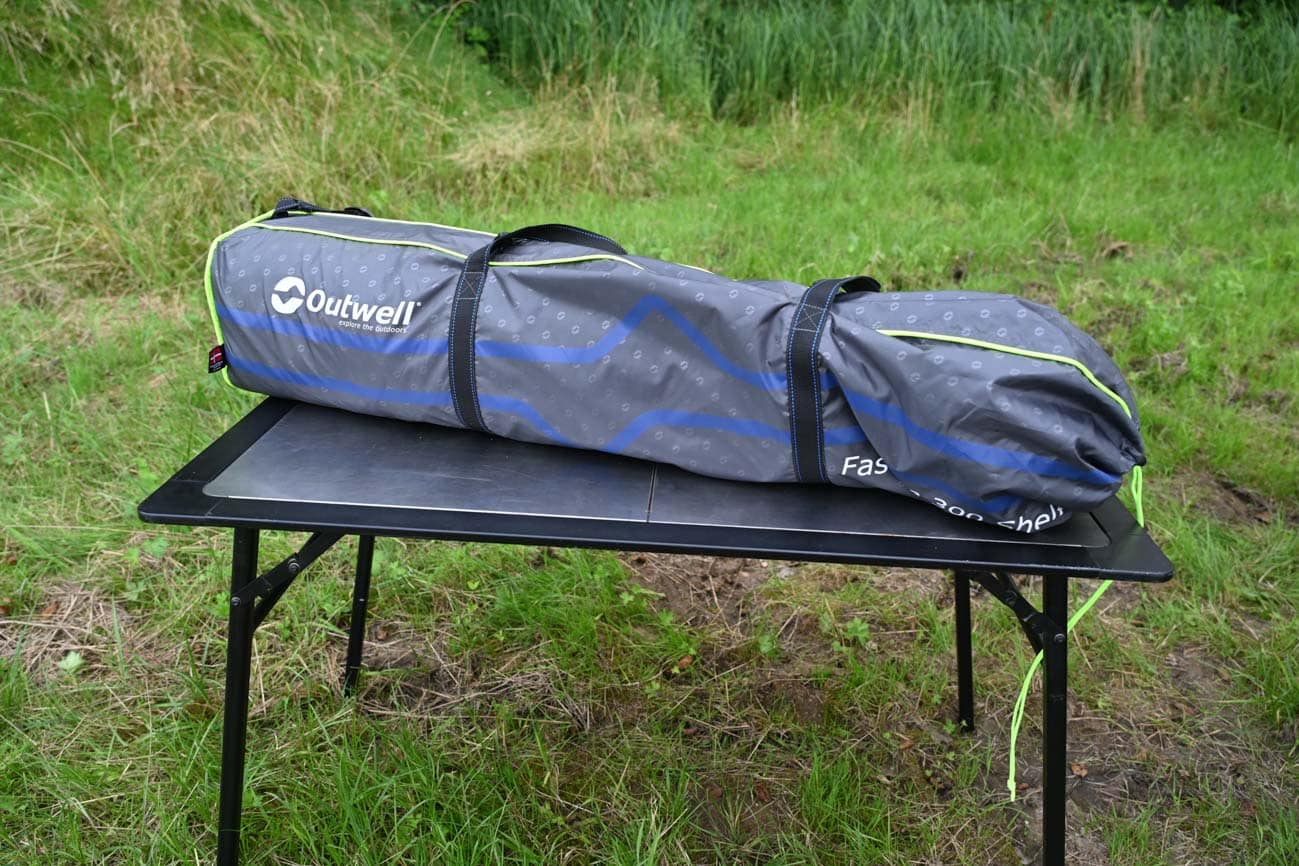 Test Campervan-Vorzelt Outwell Fastlane 300 – Gewicht