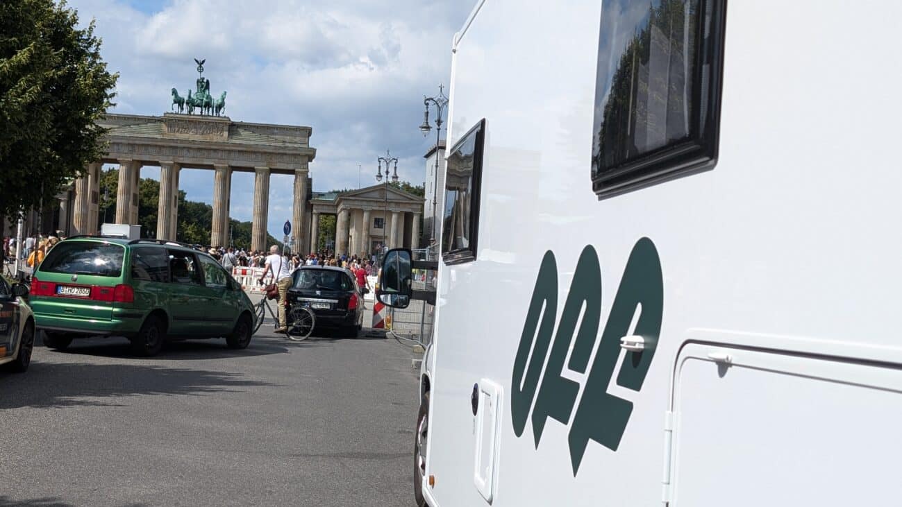 Im Campervan zum Konzert nach Berlin