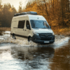 Wasserdurchfahrt im Campervan