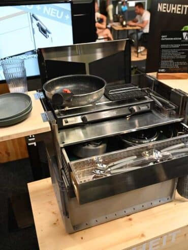 Messeneuheit – Vickywood Edelstahl-Küchenbox