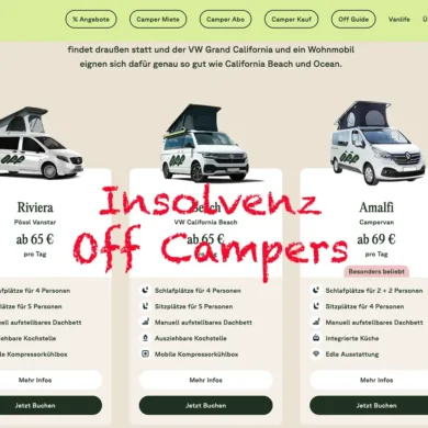 Off Campers ist insolvent
