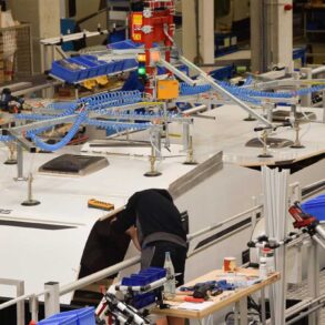 Knaus Tabbert Produktionsstraße