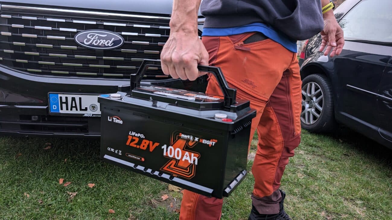 LiTime 12V 100Ah H190 Lithium-Batterie