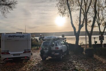 Camping im Herbst