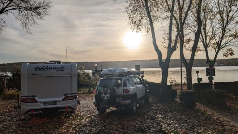 Camping im Herbst