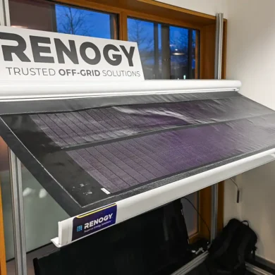 Weltneuheit renogy-Solarmarkise für Camper