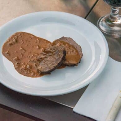 Camper-Rezept Rinderbraten in Rotwein