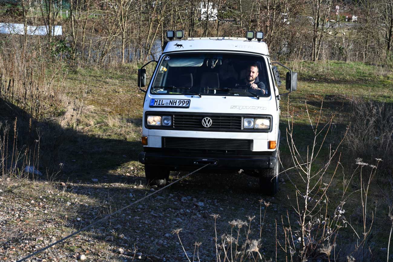 Seilwinde im Camper
