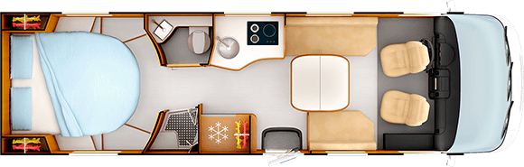 Grundriss Rapido Distinction i196M