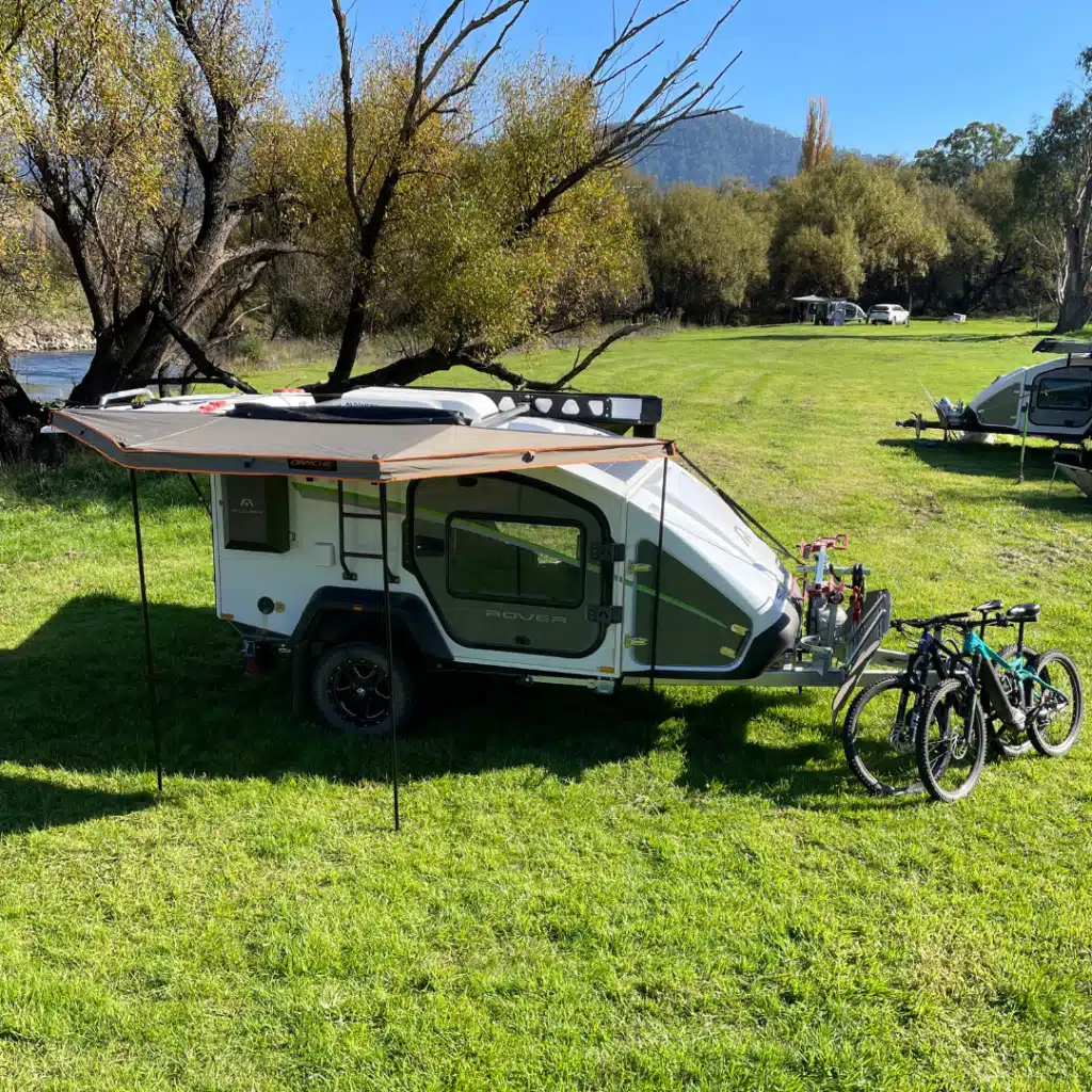 Camping im Wohnwagen