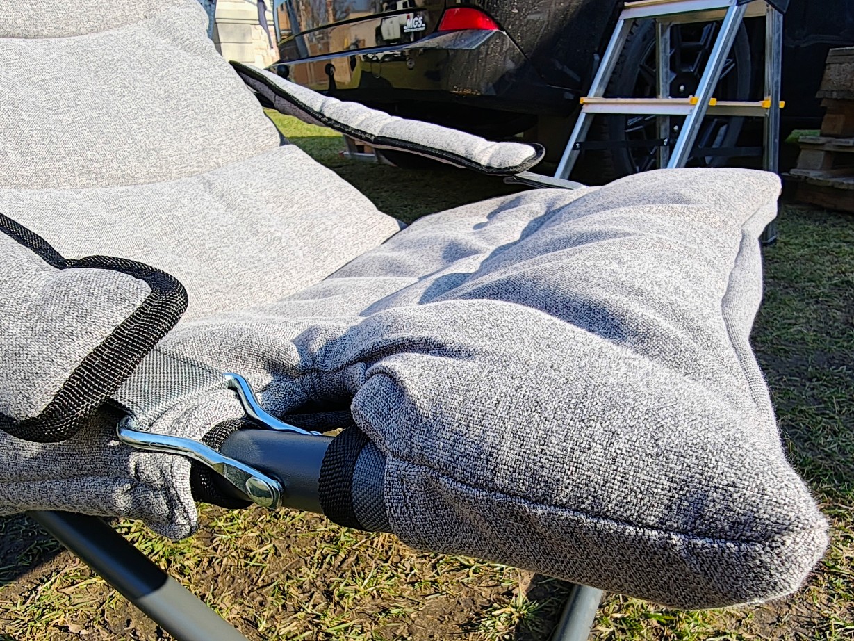 Auflage des Campingstuhls