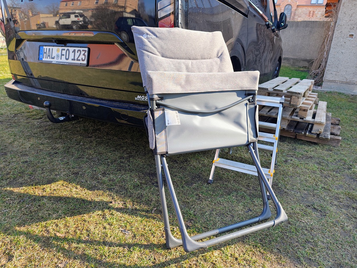 Berger Relaxstuhl Lucca zusammengeklappt