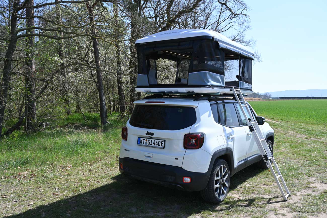Dachzelt Odyssey L geöffnet
