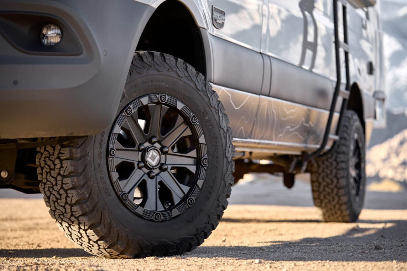 Offroadreifen am Campervan