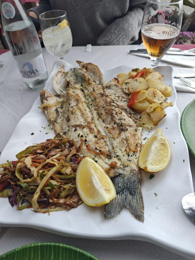 Essen auf der Reise in Spanien