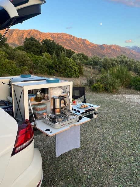 SQUIQ-Traveler beim Campen