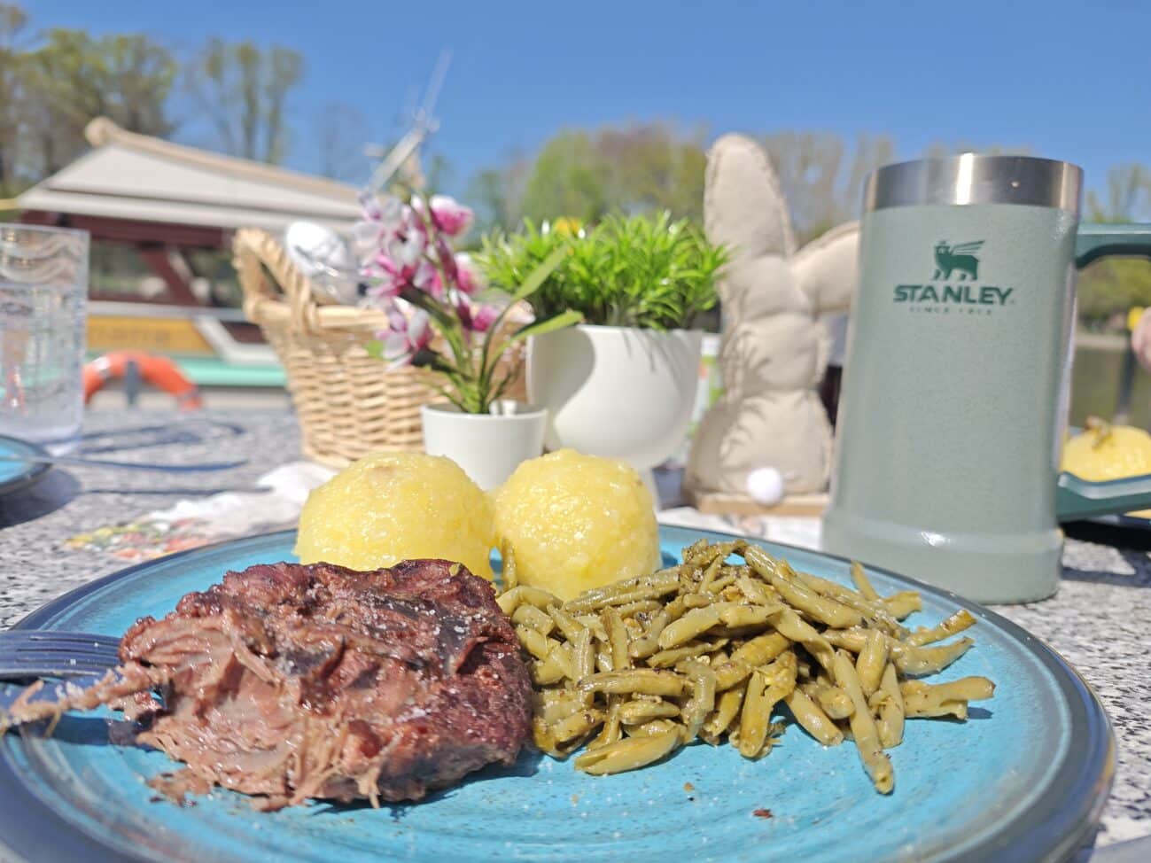 Essen mit dem Kocher
