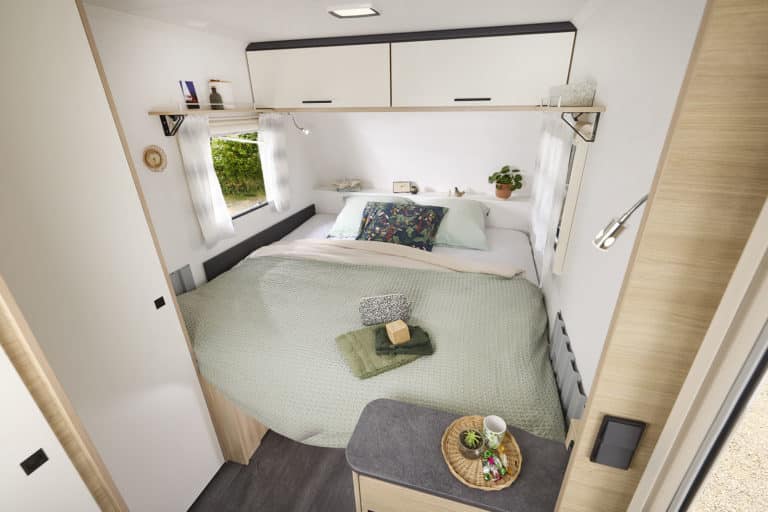 Bett im Caravelair Alba 350