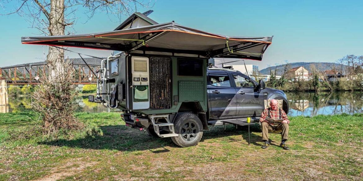 Ford Ranger als Camper mit Eigenbau-Wohnkabine