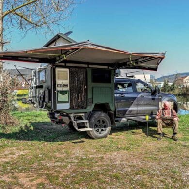 Ford Ranger als Camper mit Eigenbau-Wohnkabine