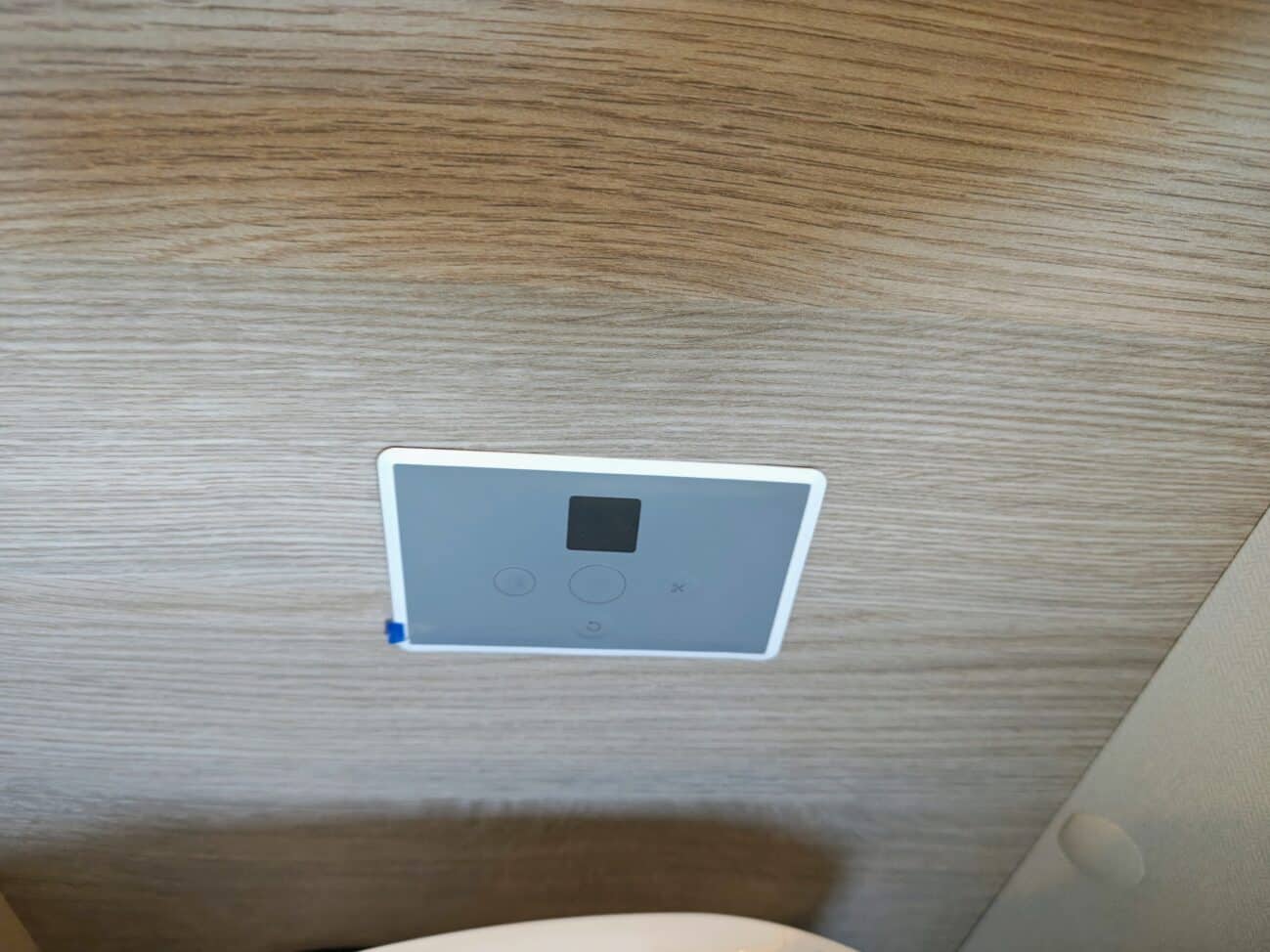 Bedienteil der Clesana C1 im Bürstner Lineo