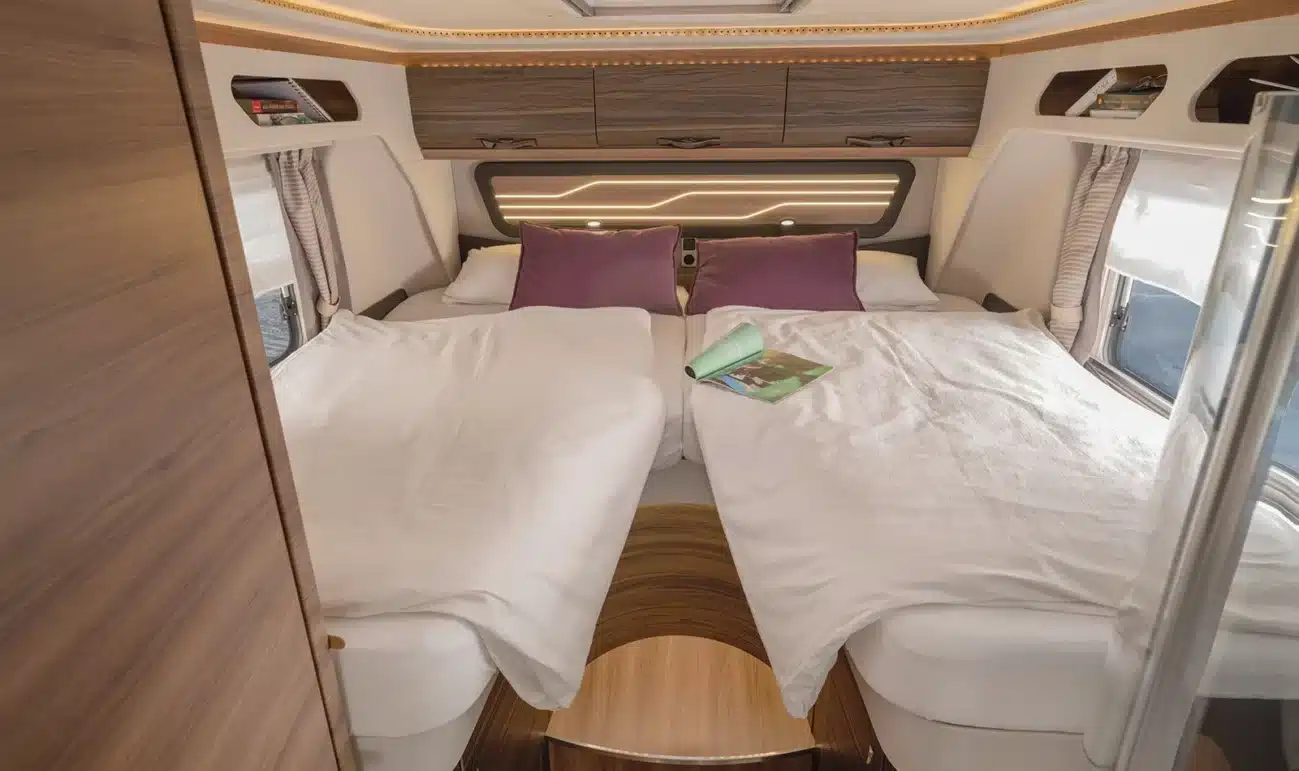 Betten im Campervan