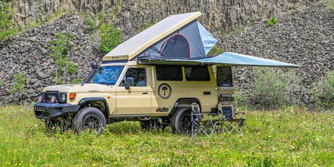 Der Toyota Land Cruiser als Camper mit Klappdach